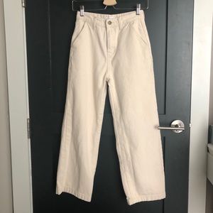 Oak + Fort Wide-Legged Jeans